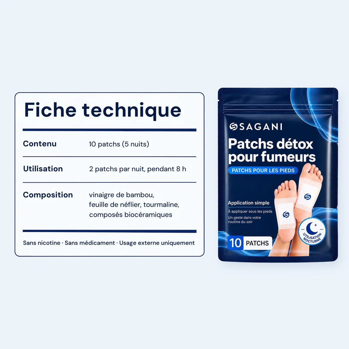 Patchs détox pour fumeurs