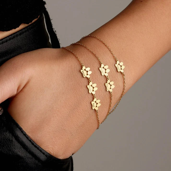 Bracelet Personnalisé aux Prénoms de vos Animaux