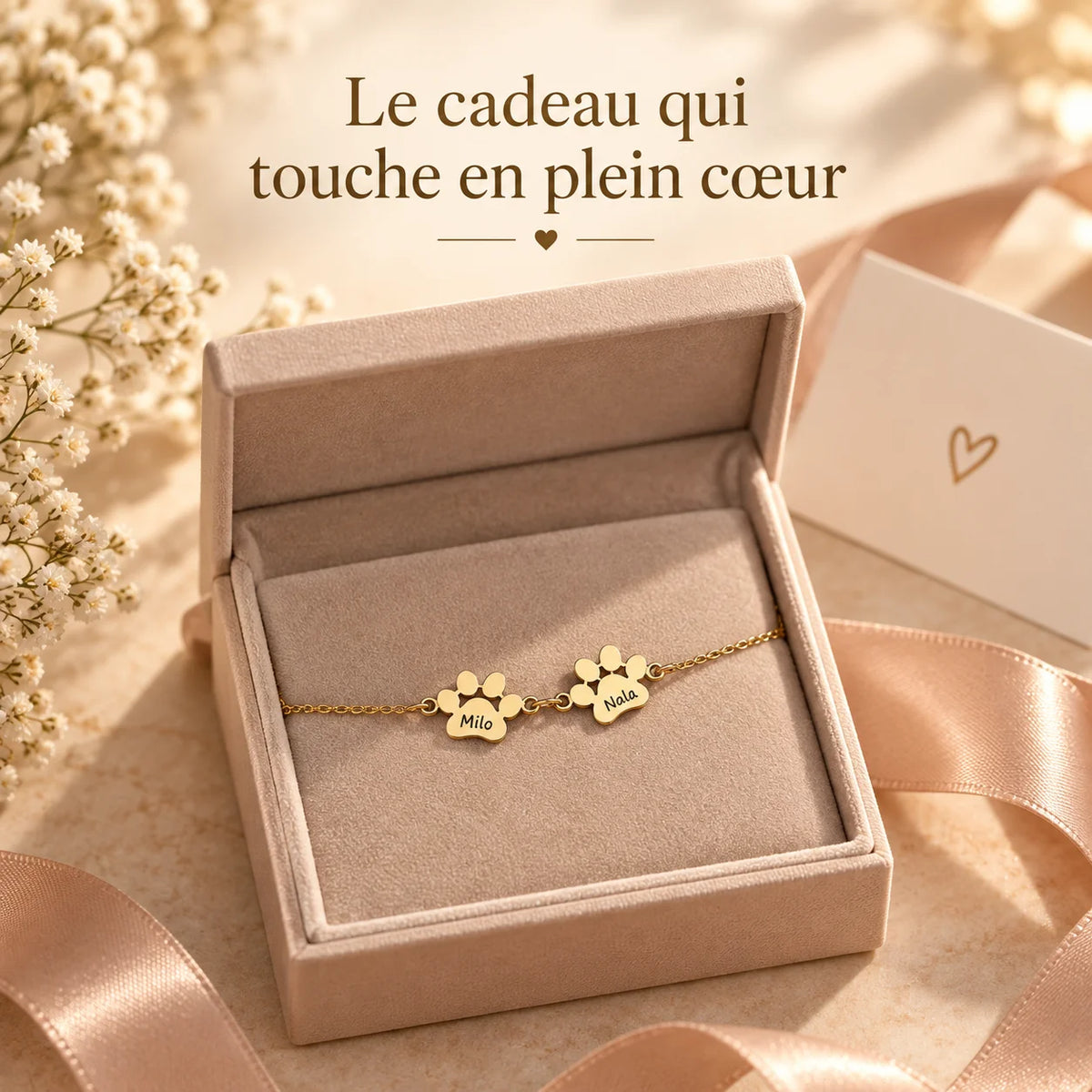 Bracelet Personnalisé aux Prénoms de vos Animaux